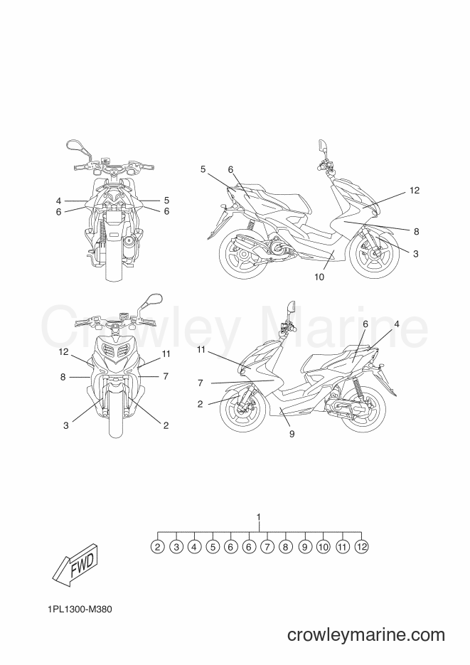 2014 Scooter NS50N - NS50N (1PL3) [030] - GRAPHIC & EMBLEM