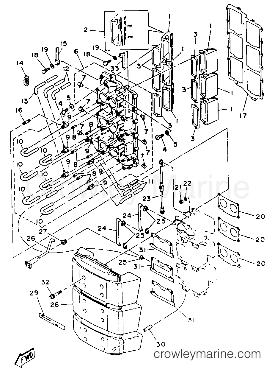 Yamaha Motors 150TLRR - INTAKE