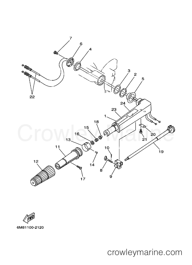 Yamaha Motors 8CMHS (6N02) [060] - STEERING