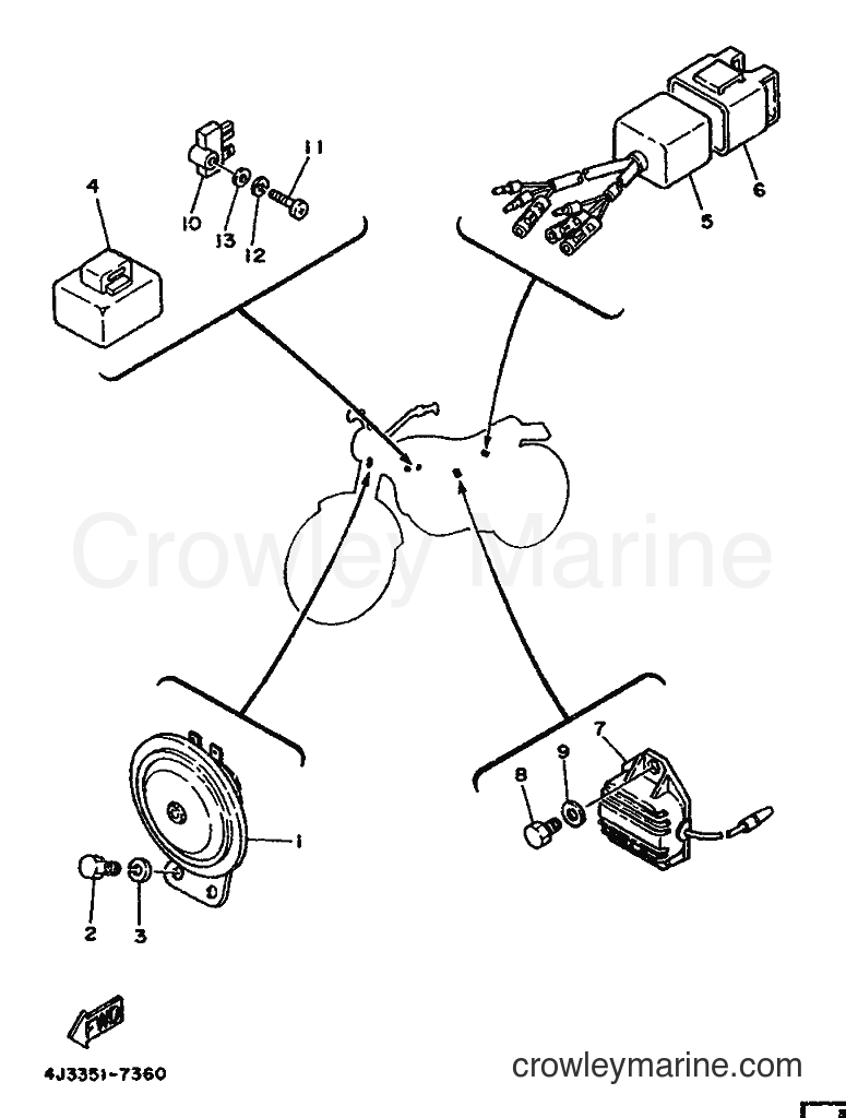 1989 Dirt Bike DT125MX - DT125MX (3SS1) [999] - ELECTRICAL 2