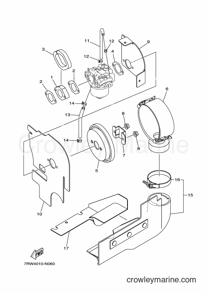 2014 Snowblower YT1070 - YT1070 (7RW4) [010] - INTAKE