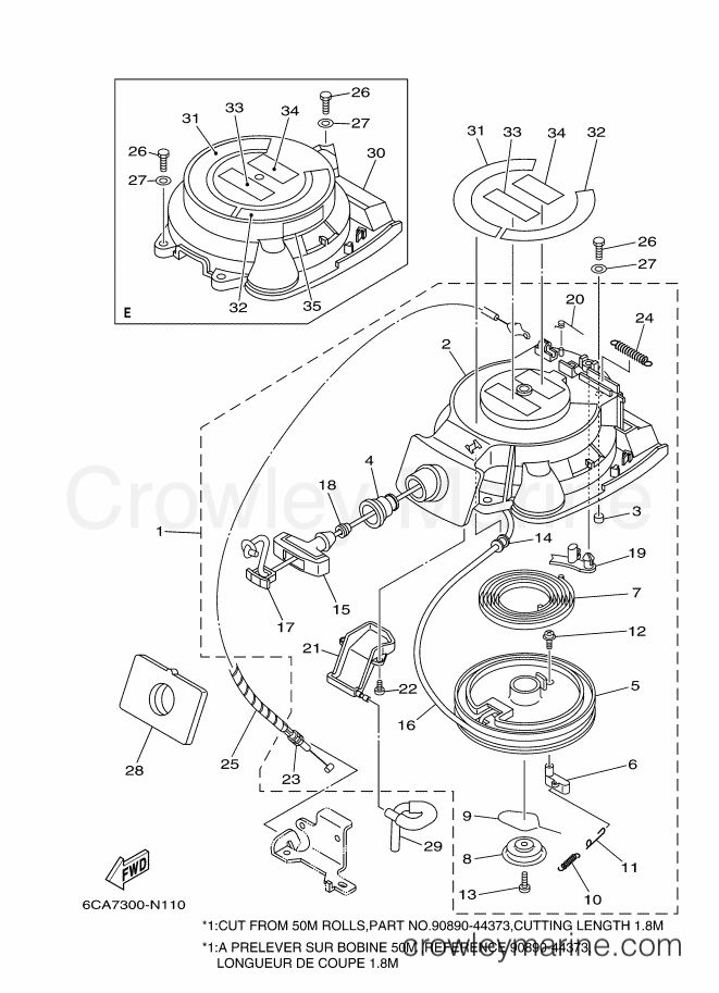Yamaha Motors F9.9HMHL (6CA7) [130] - STARTER