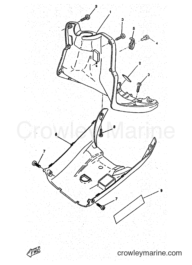 1998 Scooter CW50RSX - CW50RSX (5CD4) [010] - LEG SHIELD