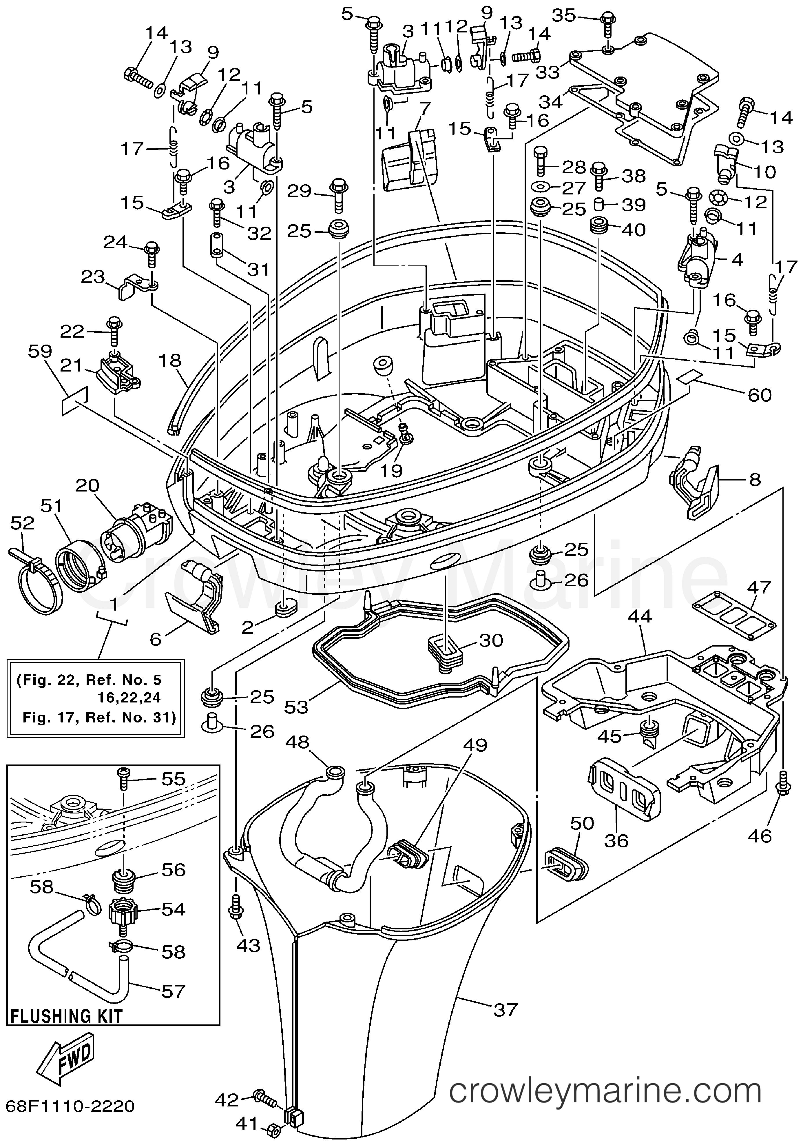 Yamaha Motors Z150TXRA - BOTTOM COWLING