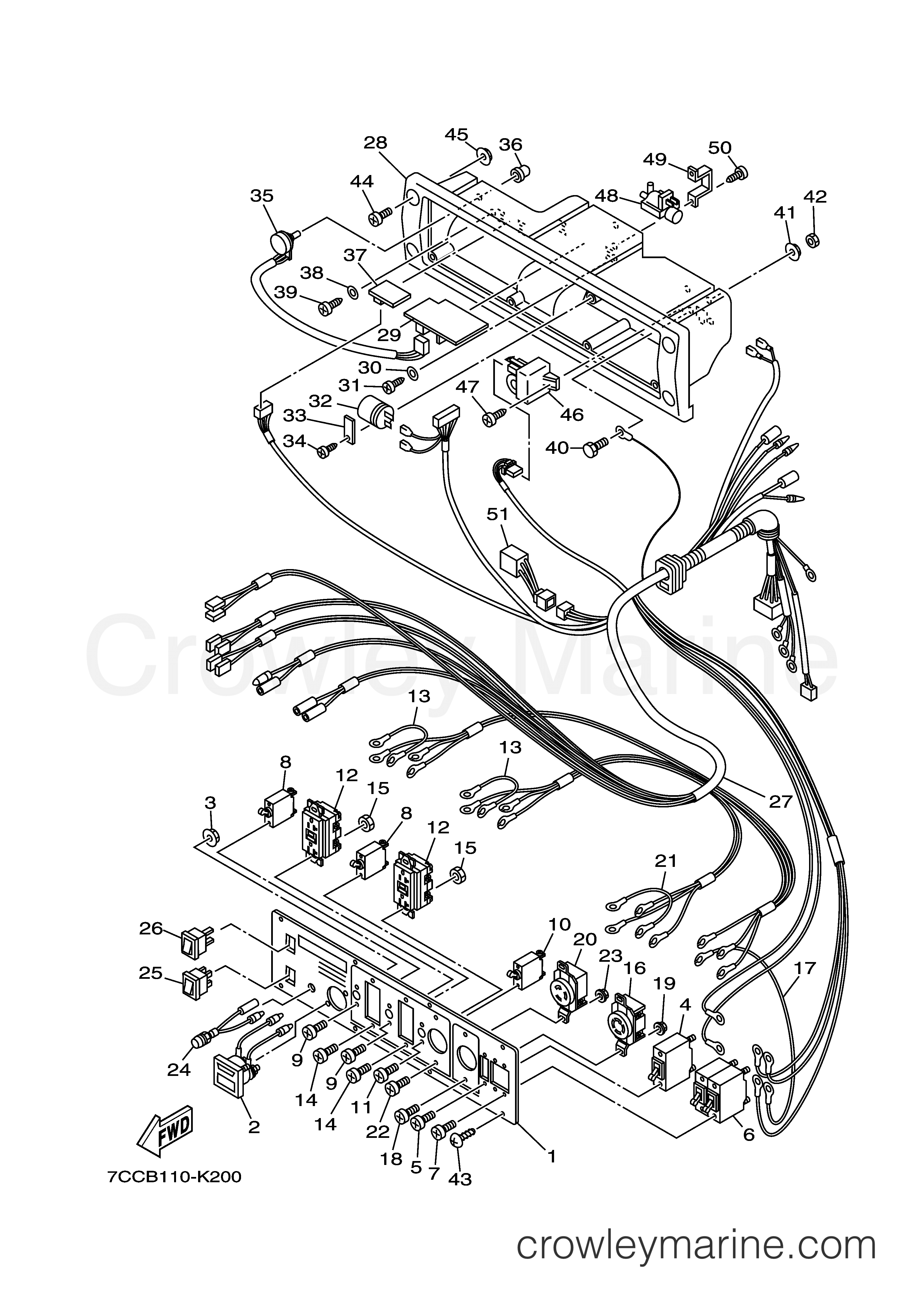 Yamaha Motors EF6600DEM - CONTROL BOX 2