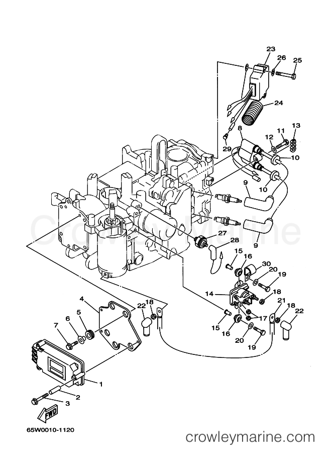Yamaha Motors F25A (65W1) [060] - ELECTRICAL 1