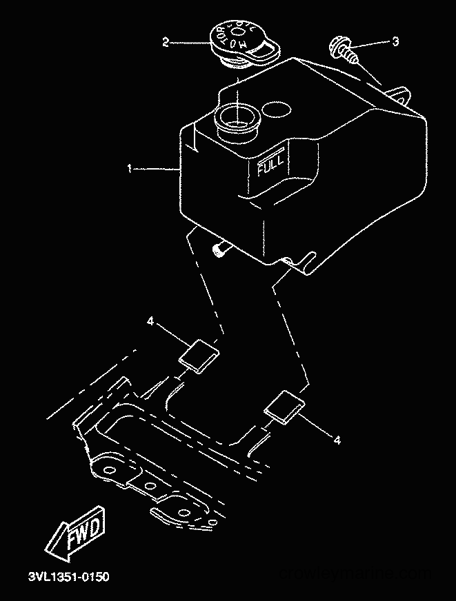 2001 Scooter CW50 - CW50 (5HG9) [030] - OIL TANK