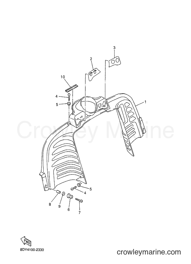 Yamaha Motors VX700DX (8DY4) [030] - INSTRUMENT PANEL