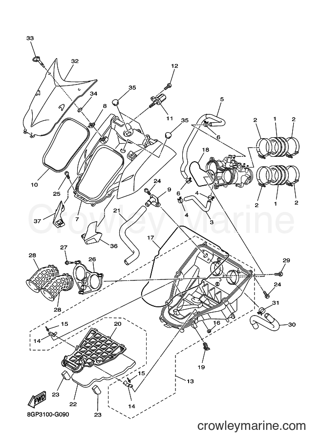 Yamaha Motors RPZ50S (8GNB) [020] - INTAKE
