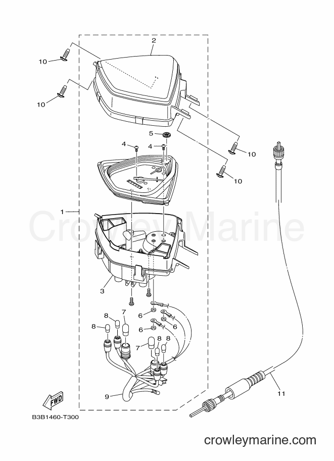 Yamaha Motors LNY125 (B3B1) [010] - METER
