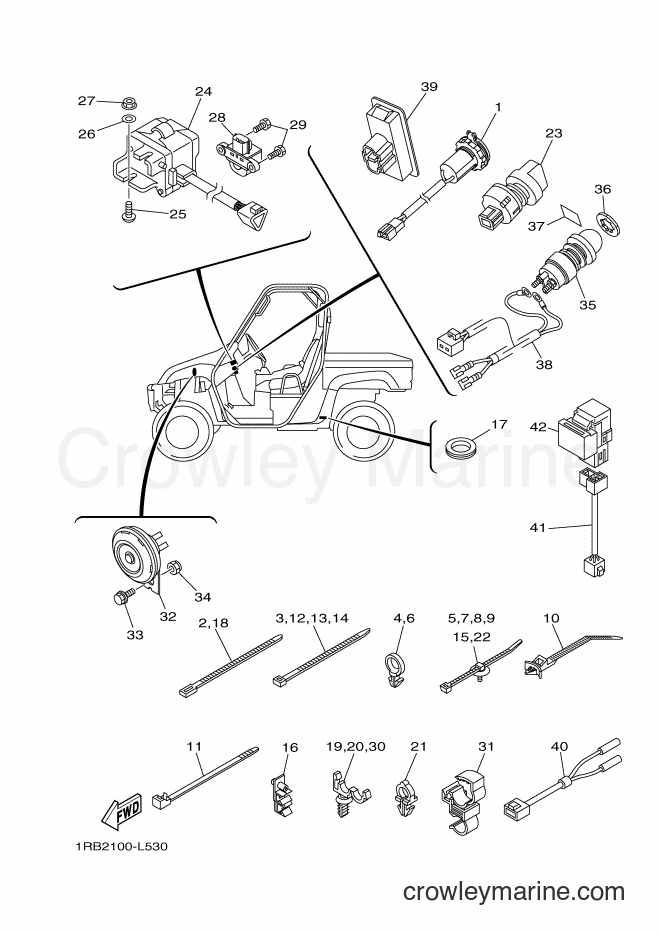 Yamaha Motors YXR700F (1RB9) [010] - ELECTRICAL 2