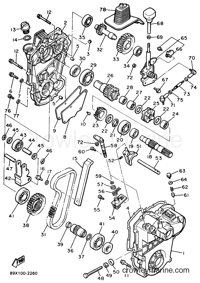 1995 Snowmobile ET410TR - ET410TR (8BY2) [020] - TRACK DRIVE 2