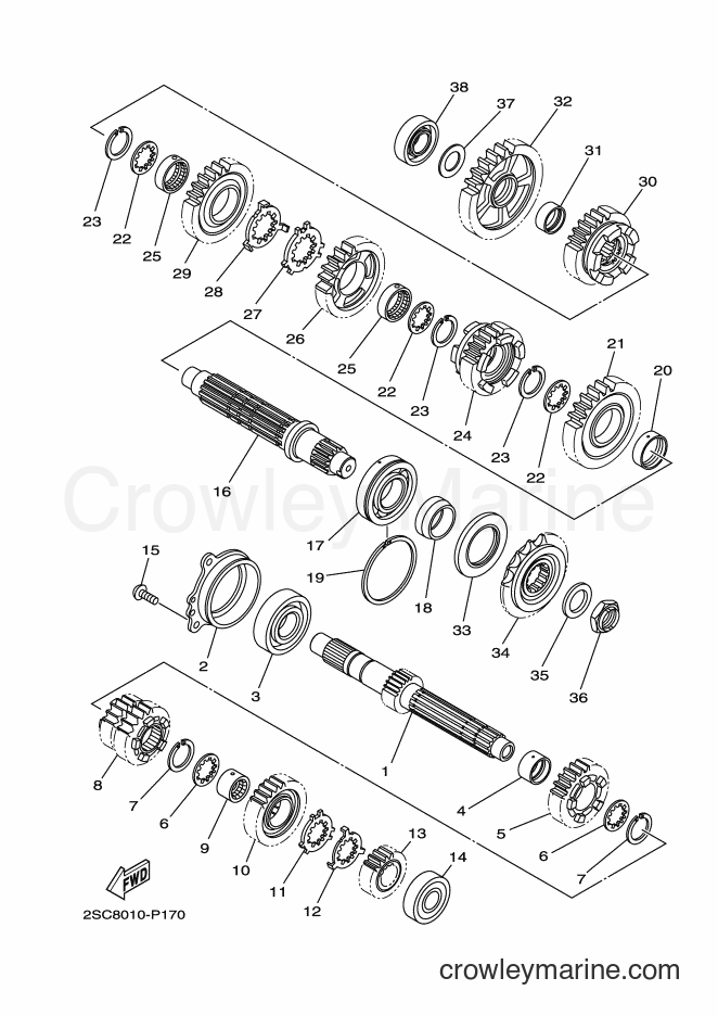 2015 Street Bike MT-09A - MT-09A (2DRM) [010] - TRANSMISSION