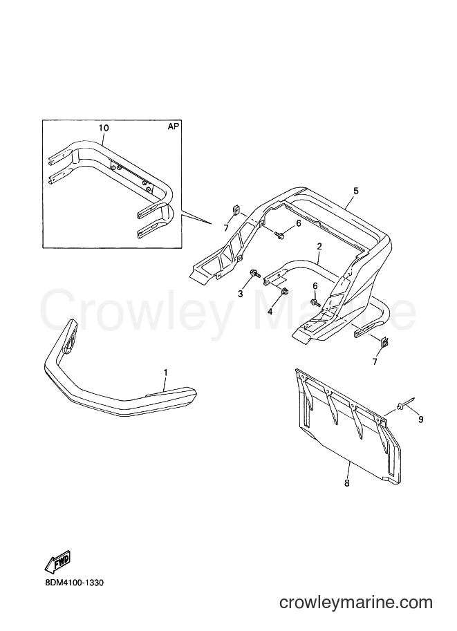 Yamaha Motors VT700 (8DM4) [030] - BUMPER