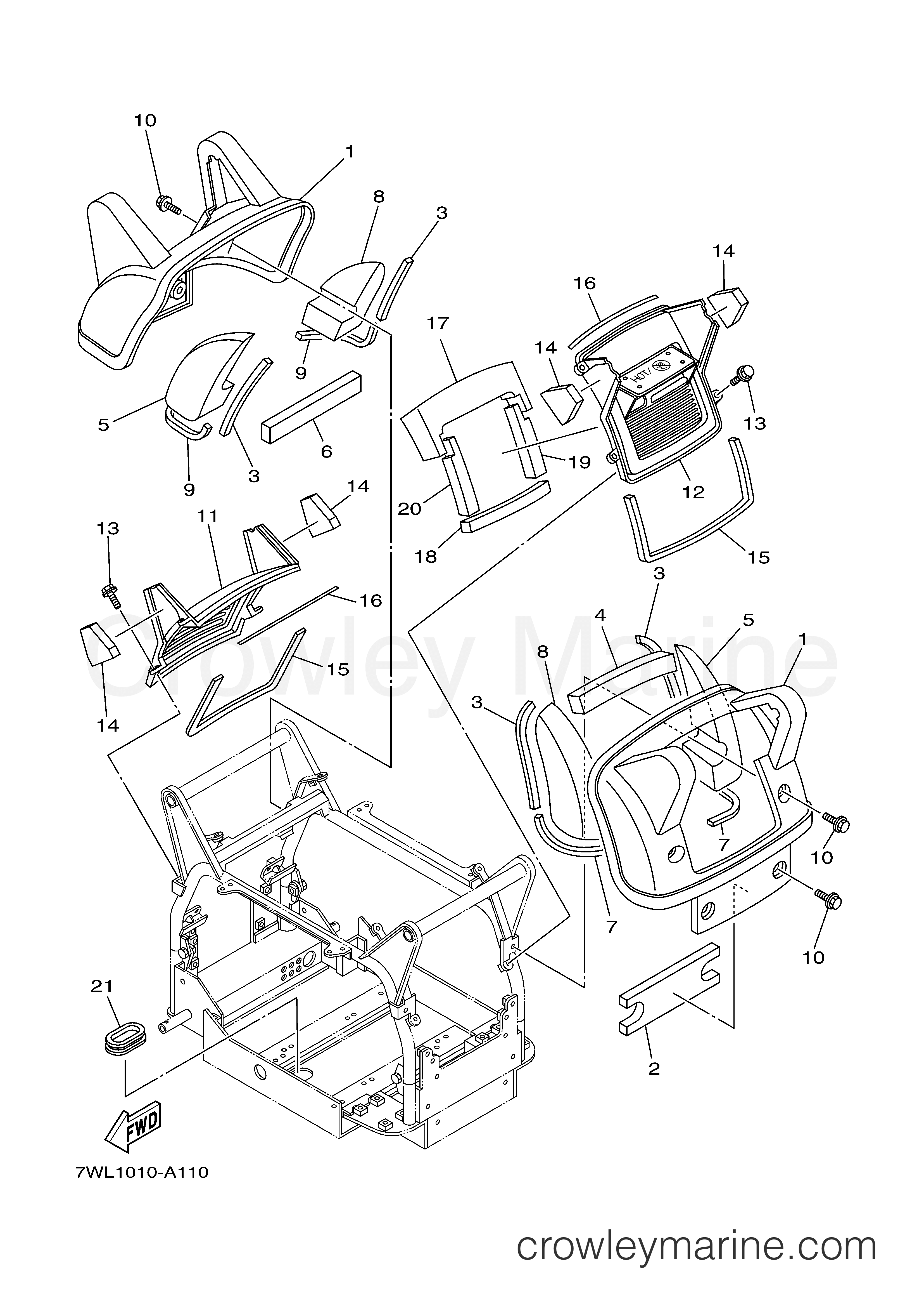 Yamaha Motors EF3000ISE - FRAME 3