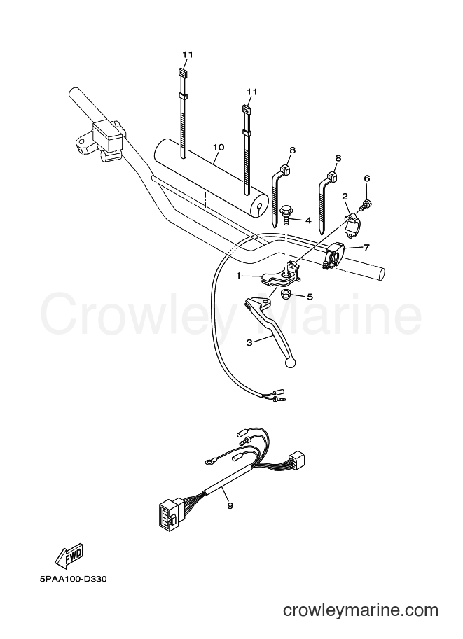 2010 Dirt Bike YZ85 - YZ85 (5PAS) [050] - HANDLE SWITCH & LEVER