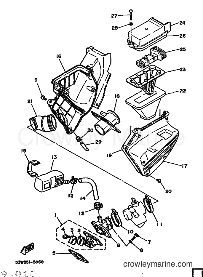 1986 Scooter DT80LC - DT80LC (53W) [999] - INTAKE