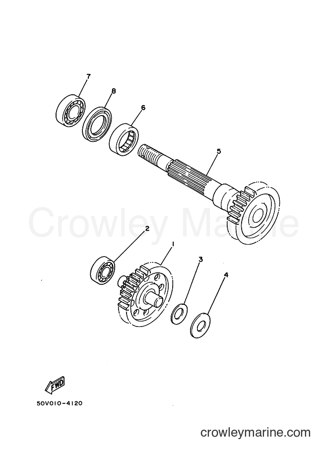 1989 Scooter XC125 - XC125 (3KR1) [999] - TRANSMISSION