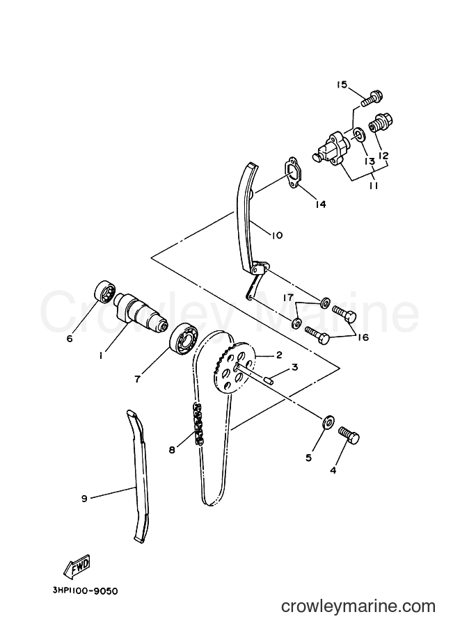 2005 ATV YFM400FW - YFM400FW (1C13) [010] - CAMSHAFT & CHAIN