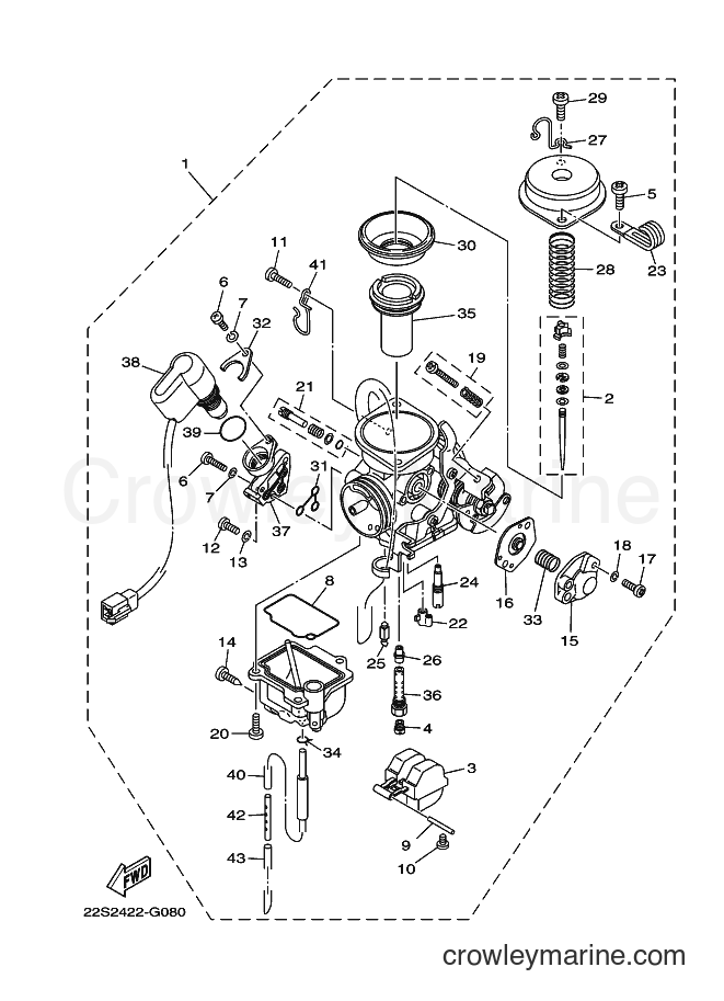 2009 Scooter AT115C - AT115C (22S4) [010] - CARBURETOR