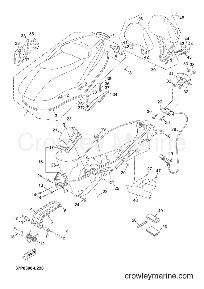 2012 Scooter YP250R - YP250R (37P8) [060] - SEAT