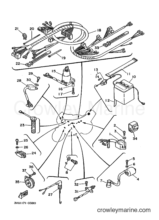 1991 Sport Bike YSR80 - YSR80 (3VU2) [010] - ELECTRICAL 1