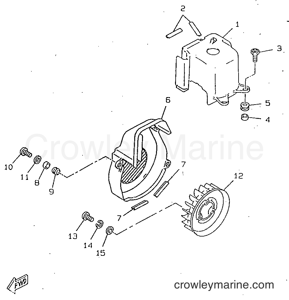 Yamaha Motors CW50RS (4TDJ) [999] - AIR SHROUD & FAN