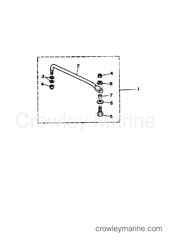 Yamaha Motors 40ESN - STEERING GUIDE ATTACHMENT