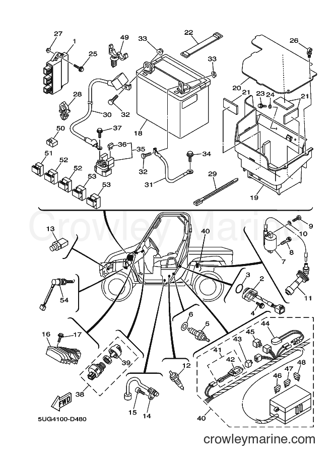 2005 ATV YXR660F - YXR660F (5UG6) [010] - ELECTRICAL 1