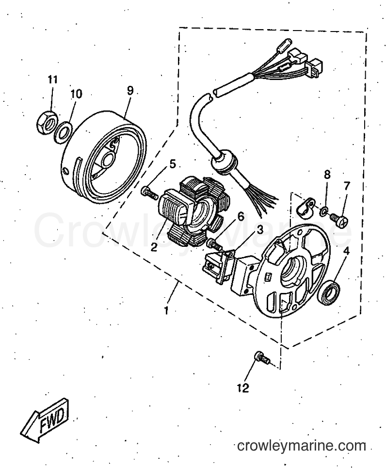 1997 Scooter YQ50 - YQ50 (5CN1) [999] - GENERATOR