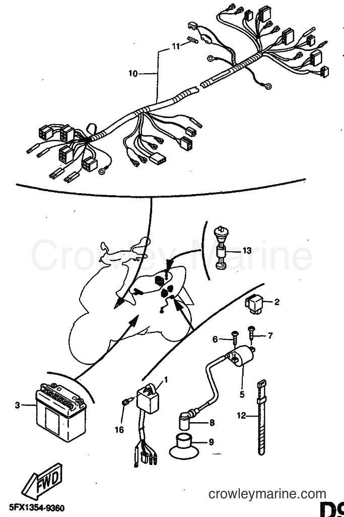 Yamaha Motors CW50RS (5FX5) [010] - ELECTRICAL 2