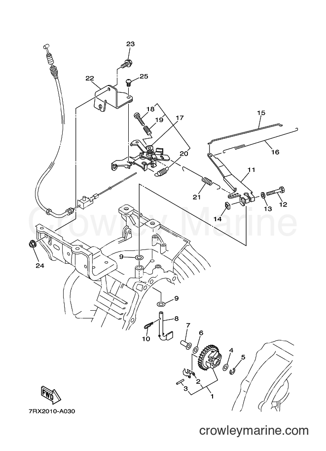 Yamaha Motors YT1390EX (7BF3) [010] - GOVERNOR
