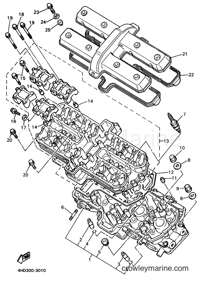 Yamaha Motors YZF750SP (4JA2) [010] - CYLINDER HEAD