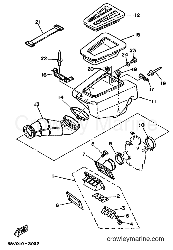 1991 Dirt Bike TY250R - TY250R (4AJ2) [999] - INTAKE