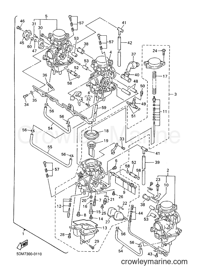 2003 Street Bike FZS600 - FZS600 (5RT4) [030] - CARBURETOR