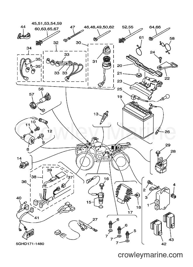 2001 ATV YFM400FWA - YFM400FWA (5GHD) [010] - ELECTRICAL 1