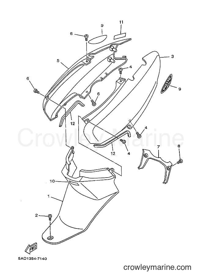 Yamaha Motors YN50 (5BX2) [010] - SIDE COVER