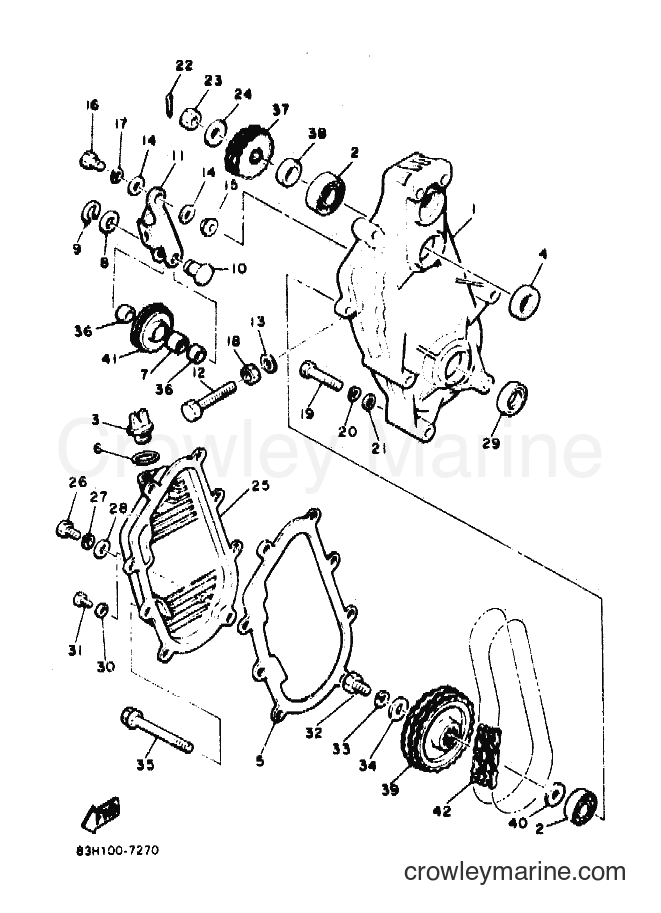 1989 Snowmobile VMX540N - VMX540N (86T1) [010] - TRACK DRIVE 2