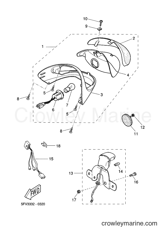 2002 Scooter YH50 - YH50 (5PF4) [020] - TAILLIGHT