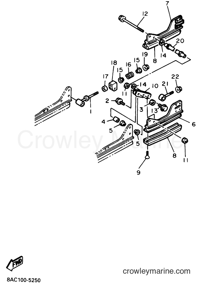 1995 Snowmobile VK540E-2 - VK540E-2 (8AC2) [040] - TRACK SUSPENSION 3