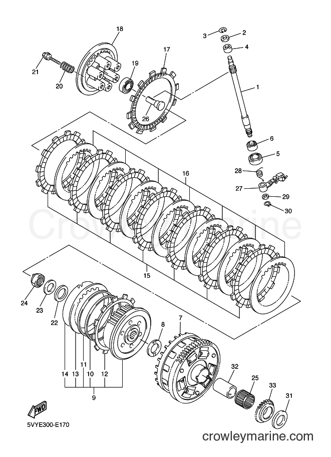 Yamaha Motors YZF-R1 (5VYE) [090] - CLUTCH
