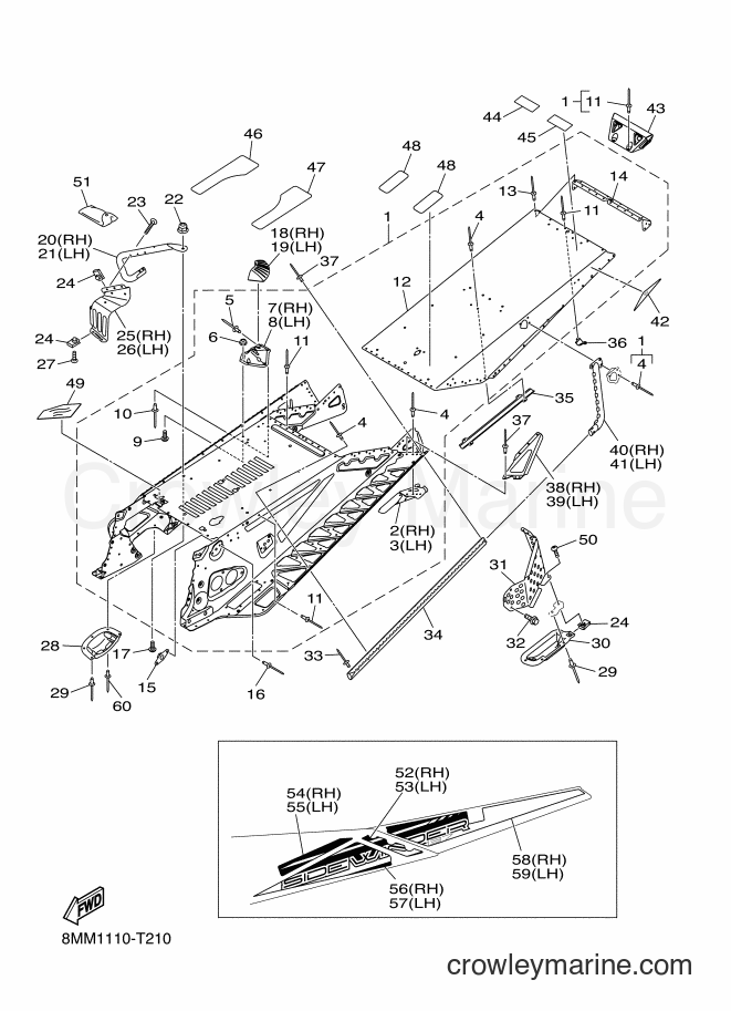 2018 Snowmobile SRS10XS37 - SRS10XS37 (8MM1) [010] - FRAME 2