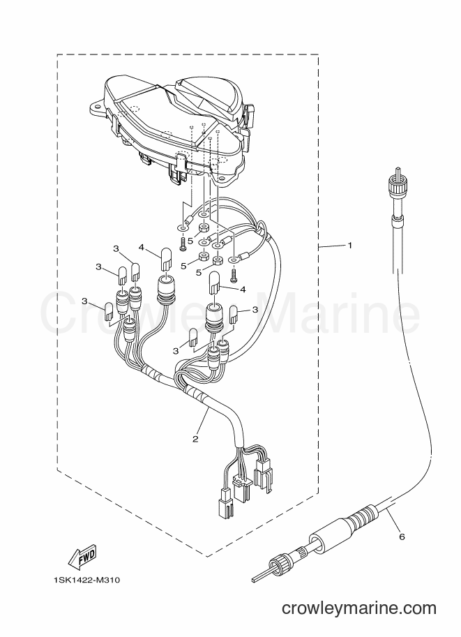 Yamaha Motors AL125FC (1SK1) [010] - METER