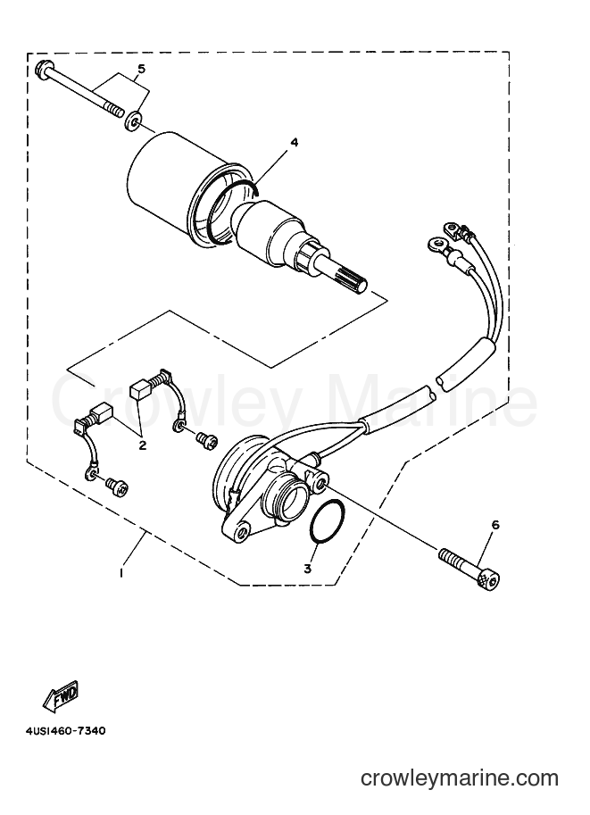 1997 Scooter V110 - V110 (4VM1) [999] - STARTING MOTOR