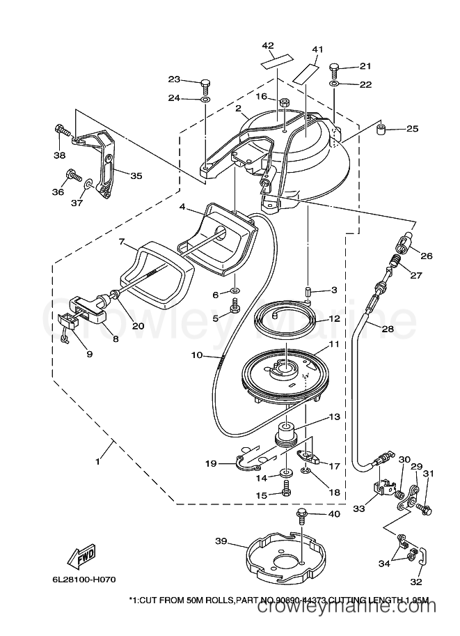 Yamaha Motors 25MH (6L2B) [270] - STARTER