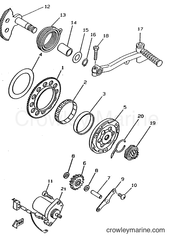 Yamaha Motors CW50 (4RW3) [020] - STARTER