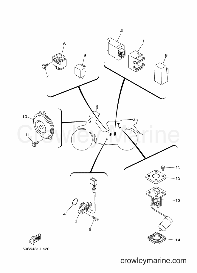Yamaha Motors T110LS (50S5) [010] - ELECTRICAL 2