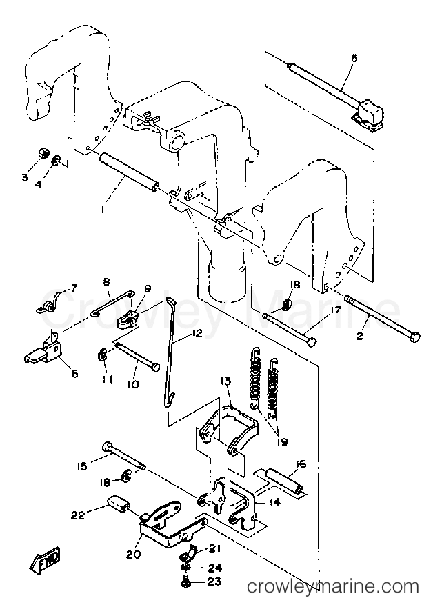 Yamaha Motors F9.9MLHP - BRACKET 2