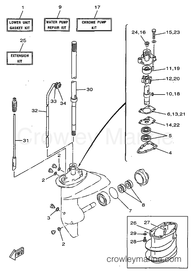 Yamaha Motors E8D (677) [03B] - Parts Catalog Page
