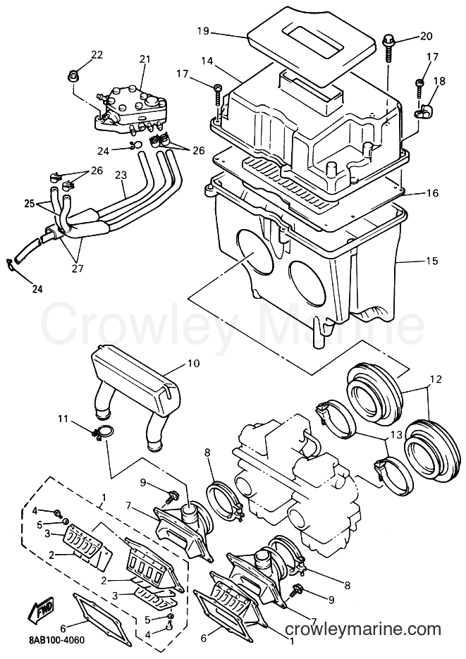 Yamaha Motors VX600DX (8CG1) [020] - INTAKE